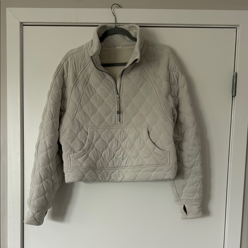 Lululemon Women’s Scuba Oversized Quilted Half Zip